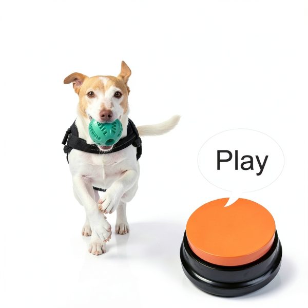 FRQNTKPA Dog Training Clicker Recordable Sound Buttons Pet-5