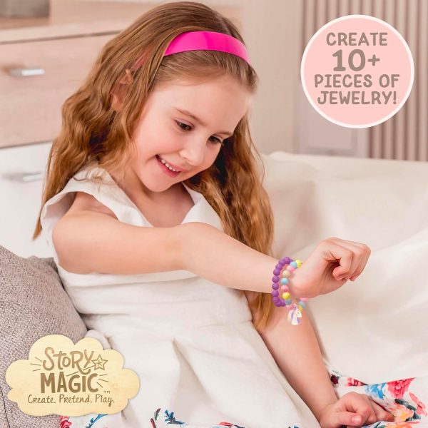 Story Magic Jewelry Making Kit Wooden Beads Kids Craft Set-3