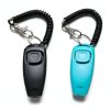 HoAoOo Dog Training Clicker Whistle 2 Pack Blue Black-5
