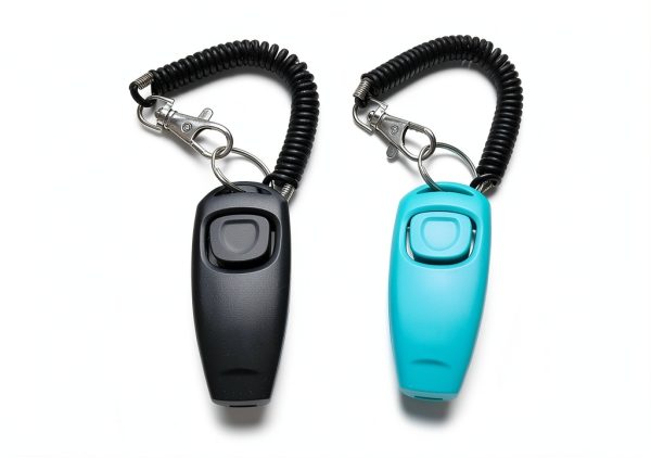 HoAoOo Dog Training Clicker Whistle 2 Pack Blue Black-5