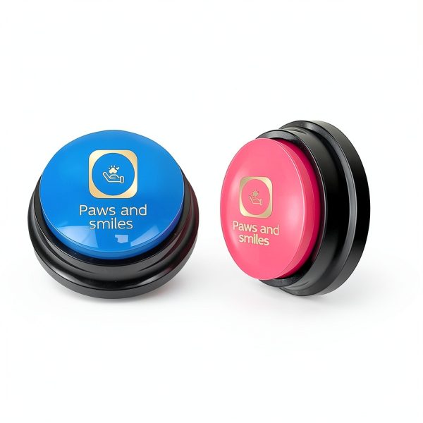 Paws and Smiles Dog Training Clickers Recordable Buttons Set-1