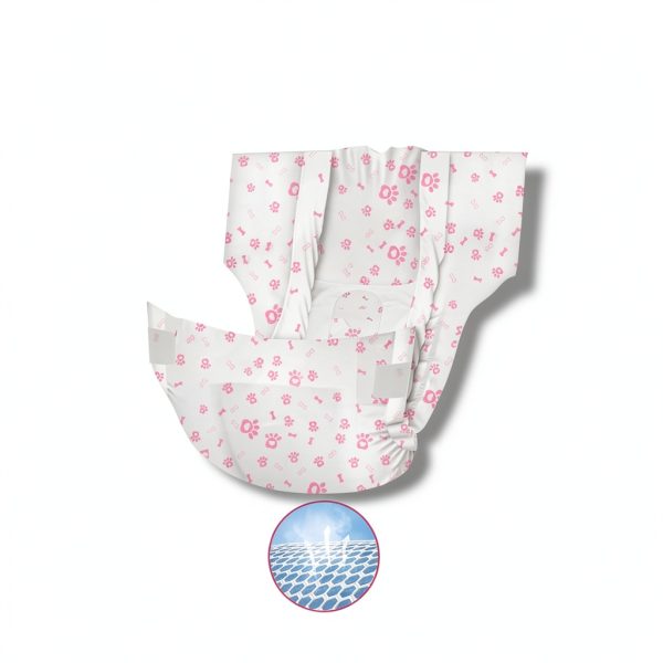 FUNLIYING Female Dog Diapers Super Absorbent Disposable 90-2