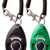 HoAoOo Dog Training Clicker Metal Loud Sound Wrist Strap-0