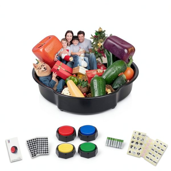 JOY-U Dog Training Clicker Recordable Sound Buttons Pet-5