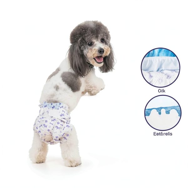 Pet Soft Female Dog Diapers Mixed Pack Absorbent Wetness-1