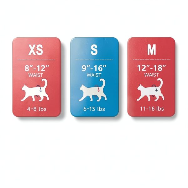 Pet Soft Disposable Cat Diapers Absorbent Leak Proof-4