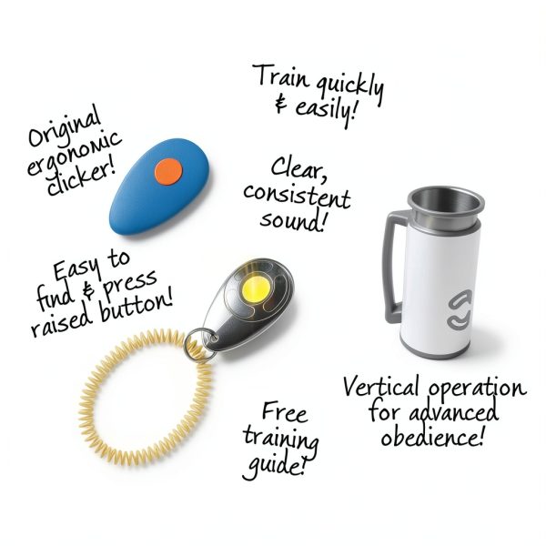 Starmark Dog Training Clicker Ergonomic Stainless Steel-4