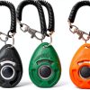 HoAoOo Dog Training Clicker Metal Durable 4 Pack with Wrist-0