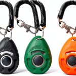 HoAoOo Dog Training Clicker Metal Durable 4 Pack with Wrist-0