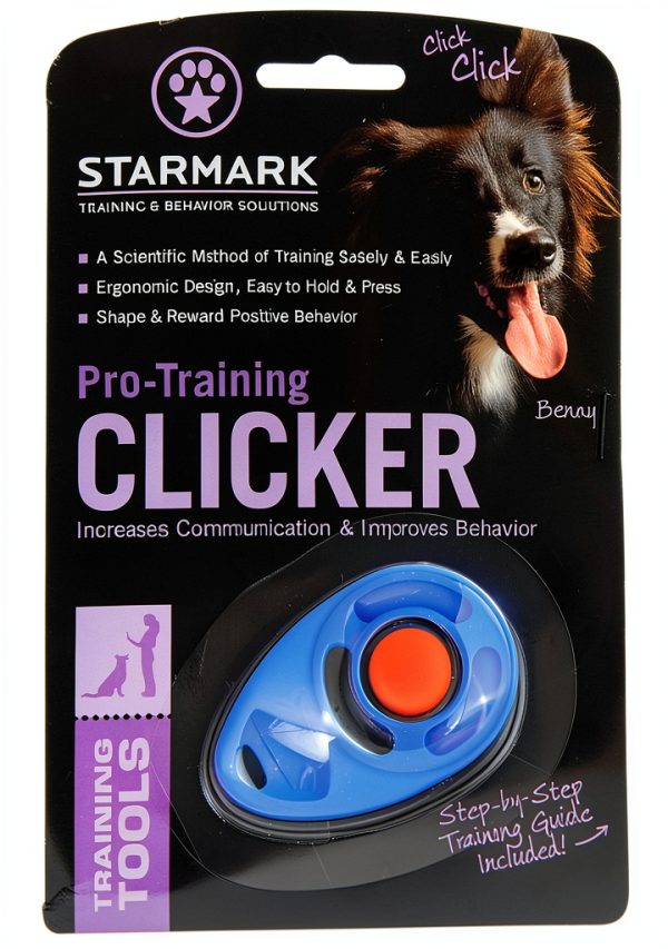 Starmark Dog Training Clicker Ergonomic Stainless Steel-1