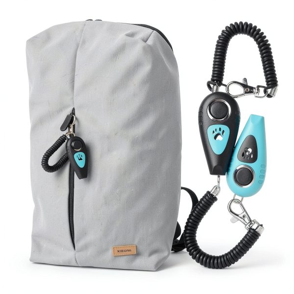 HoAoOo Pet Clicker with Whistle Dog Training Metal Durable-3