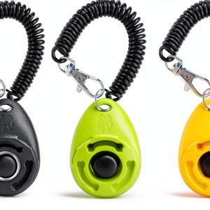 OYEFLY Dog Training Clicker Easy Use Wrist Band Pet Training-0