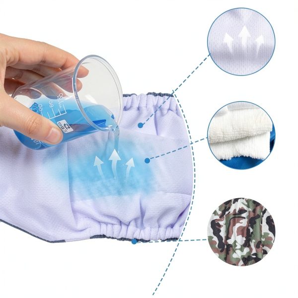 Qinwanke Dog Diapers Reusable Washable Leakproof Pet-3