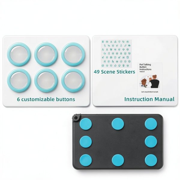 KIMPOK Dog Training Buttons Rechargeable Pet Communication-3