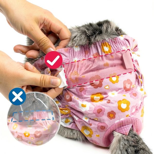 Pet Soft Disposable Cat Diapers Absorbent Leak Proof-1