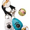 Chadou Dog Training Clicker Metal Button with Wrist Strap-2