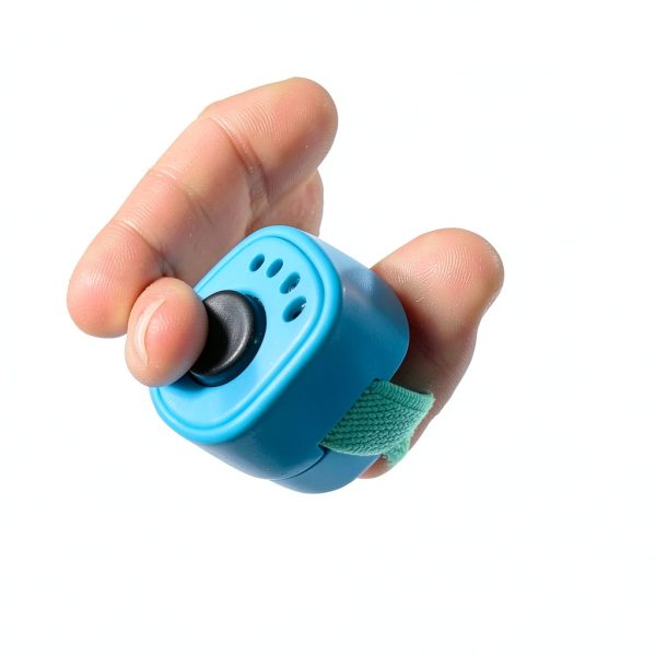 HoAoOo Dog Training Clicker Metal Finger Clicker Pet-2