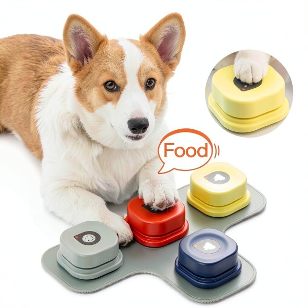 MEWOOFUN Dog Talking Buttons Recordable Training-2