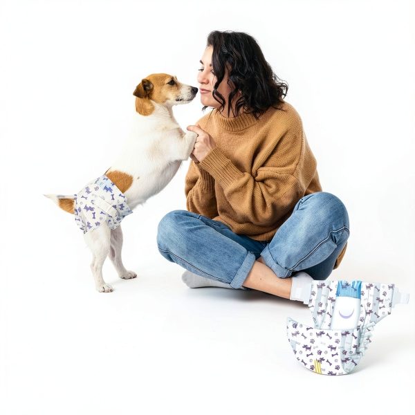 Pet Soft Female Dog Diapers Mixed Pack Absorbent Wetness-4