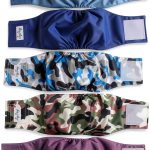 Qinwanke Dog Diapers Reusable Washable Leakproof Pet-0