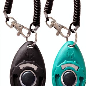 Dog Training Clicker HoAoOo Metal Design Wrist Strap-0