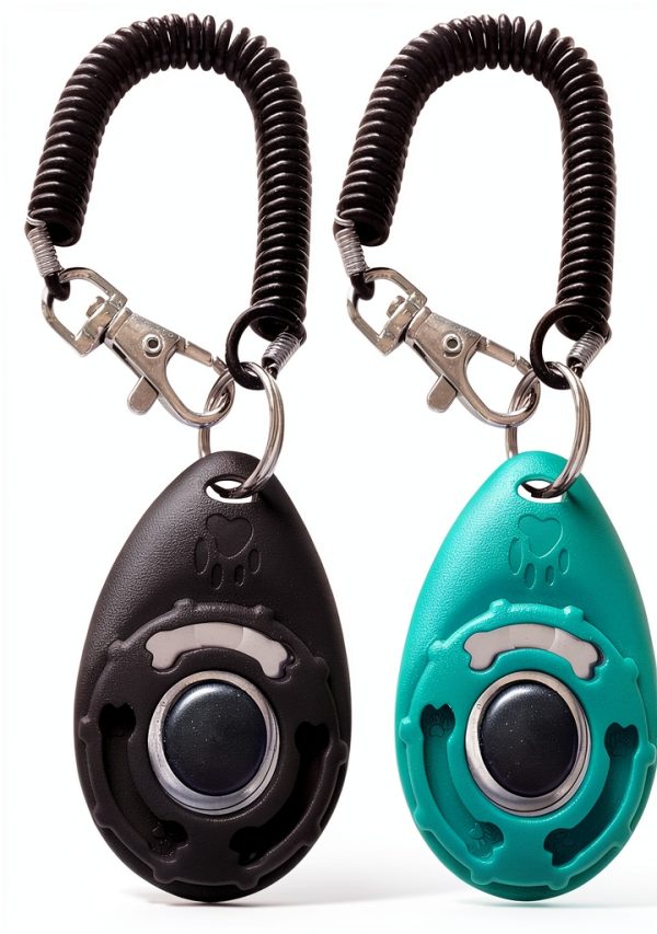 Dog Training Clicker HoAoOo Metal Design Wrist Strap-0