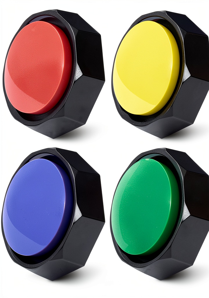 JOY-U Dog Training Clicker showing recordable buttons and compact design