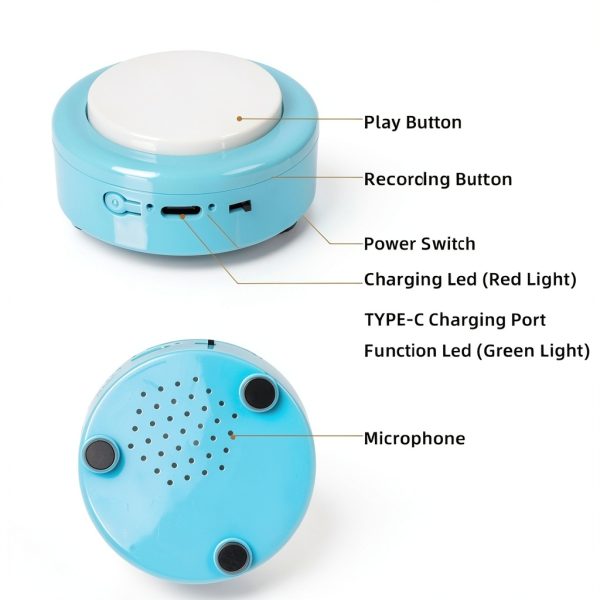KIMPOK Dog Training Buttons Rechargeable Pet Communication-2
