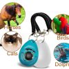 Chadou Dog Training Clicker Metal Button with Wrist Strap-3