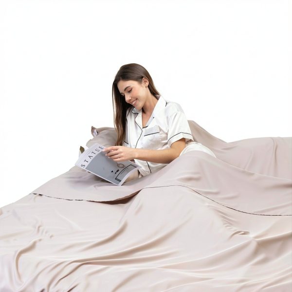 Sleeping Bag Liner MongByYa Field Green 82.7x70.9in Travel Sheet-5