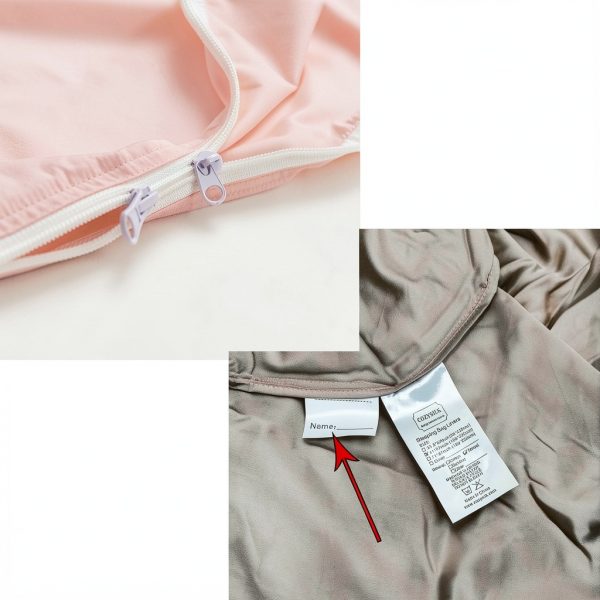 Cotton Sleeping Bag Liner by GANNAFEE 100% Cotton Zippered Travel-2