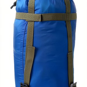 Waterproof Camping Storage Bag Blue Compression Sack for Sleeping Gear-0